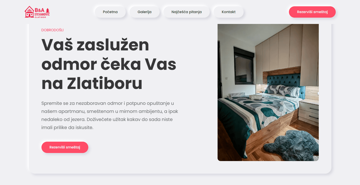 Apartment Booking Website