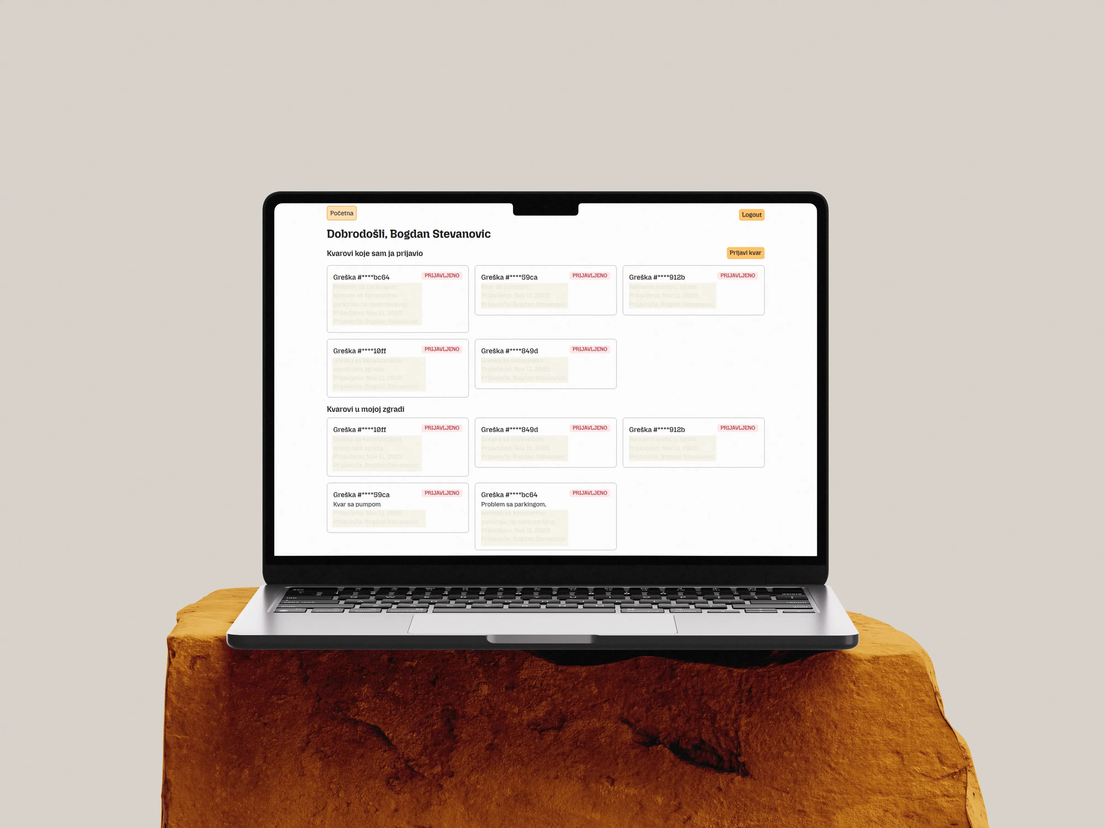 Maintenance Hub - Project Image